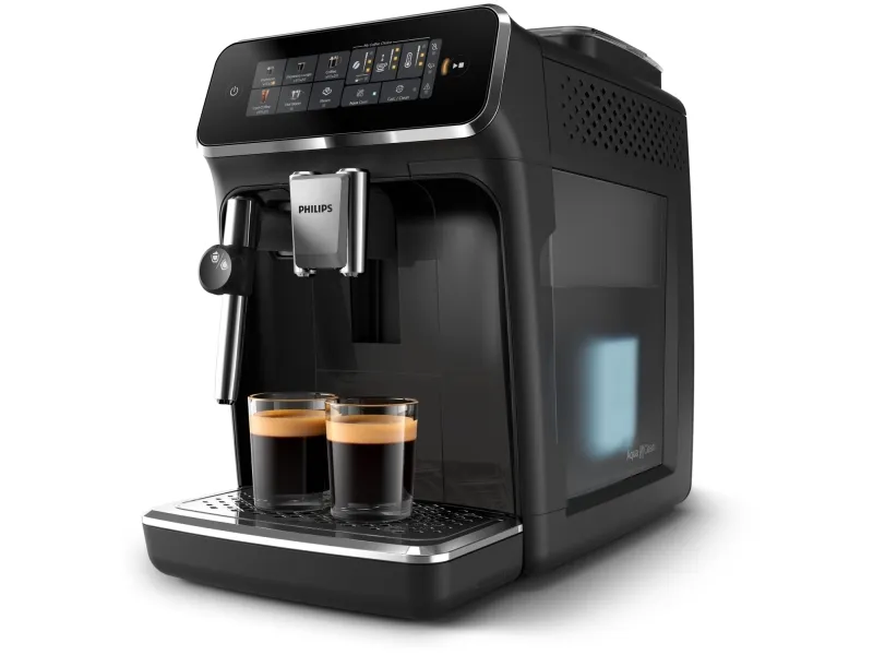 Philips 3300 series EP3321 - automatic coffee machine with milk frother - 15 bar - black lacquered billede 2