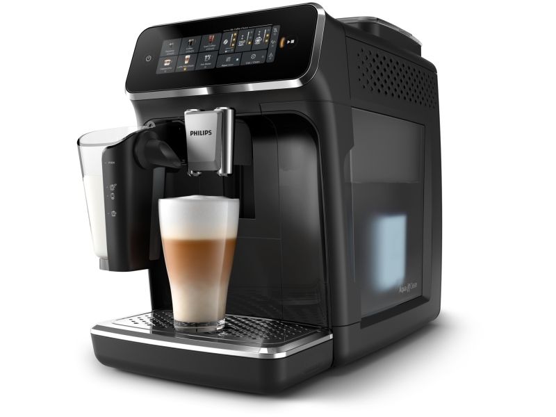 Philips 3300 series EP3341 - automatic coffee machine with milk frother - 15 bar - glossy black