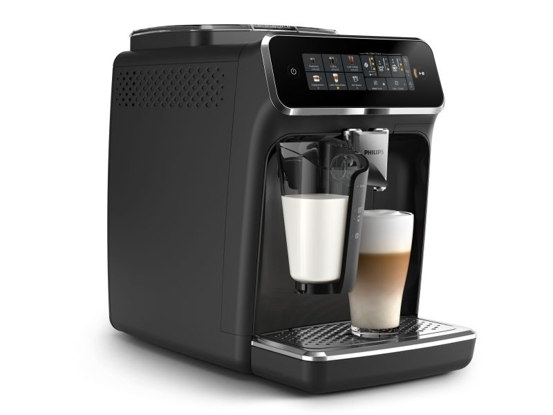 Philips 3300 series EP3341 - automatic coffee machine with milk frother - 15 bar - glossy black