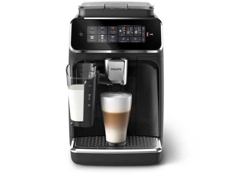 Philips 3300 series EP3341 - automatic coffee machine with milk frother - 15 bar - glossy black
