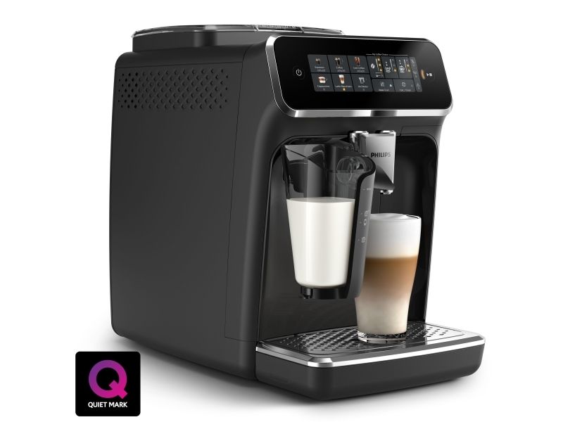 Philips 3300 series EP3341 - automatic coffee machine with milk frother - 15 bar - glossy black