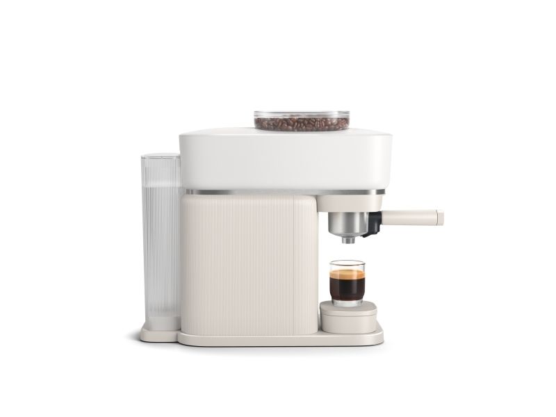 Philips BAR300/00, Espressomaskine, 1,2 L, Kaffebønner, Indbygget kværn, Hvid billede 3