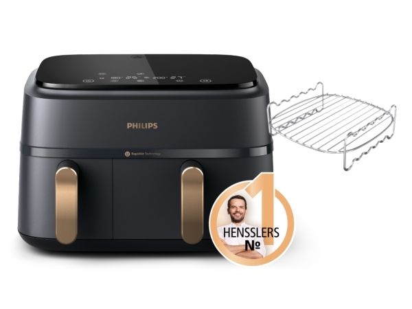 Philips Series 3000 NA352 - Dobbelt varmluftssteger - 9 liter - 2.75 kW