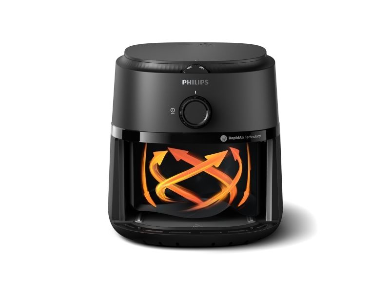 Philips 1000 series NA110/00, Varmluftsteger, 3,2 L, 0,4 kg, Rapid Air, 80 °C, 200 °C billede 4