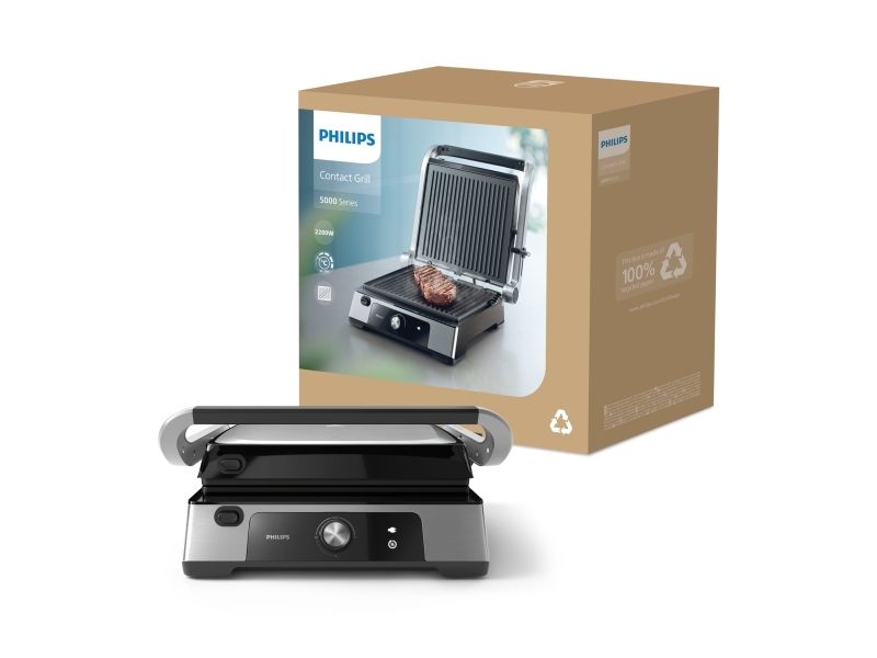 Philips 5000 series HD6301 - grill - black