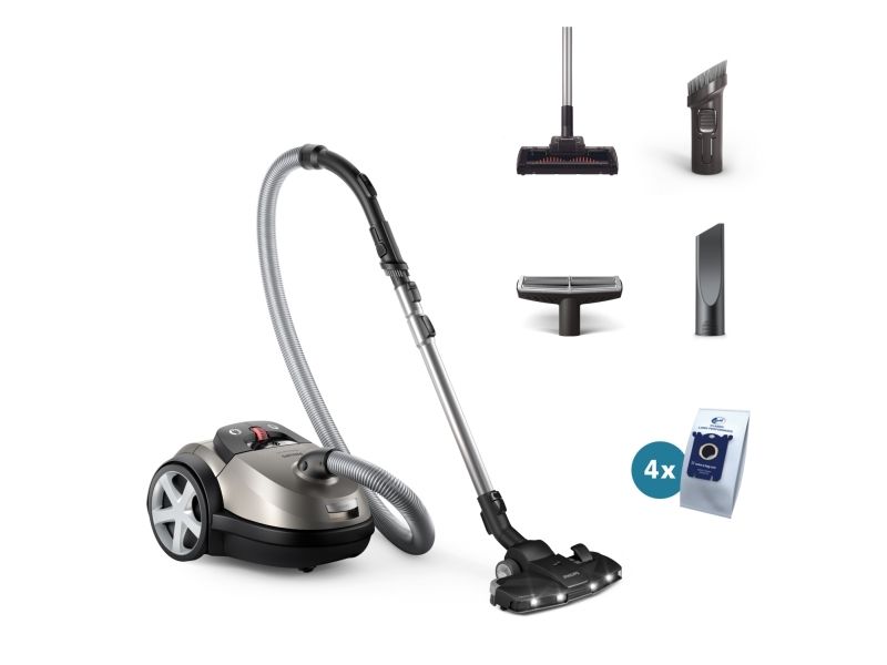 Philips Støvsuger XD8152 - vacuum cleaner - canister - shell grey billede 1
