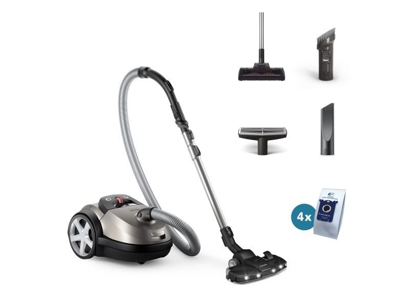 Philips Støvsuger XD8152 - vacuum cleaner - canister - shell grey billede 2