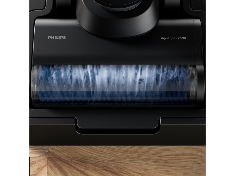 Philips 7000 series Støvsugning og vask, 2-i-1 stangstøvsuger, Poseløs, Sort, 0,45 L, Plast, Tør&våd billede 4