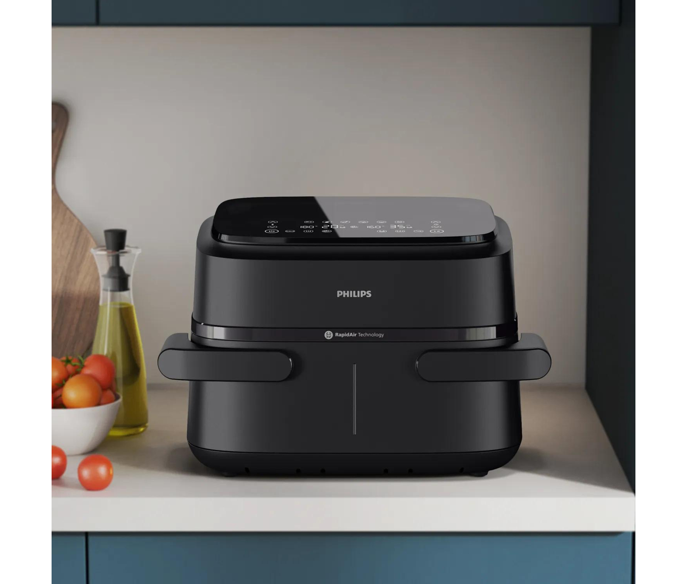 Philips NA150/00 Af Dual Basket 7.1l, Black Airfryer billede 7