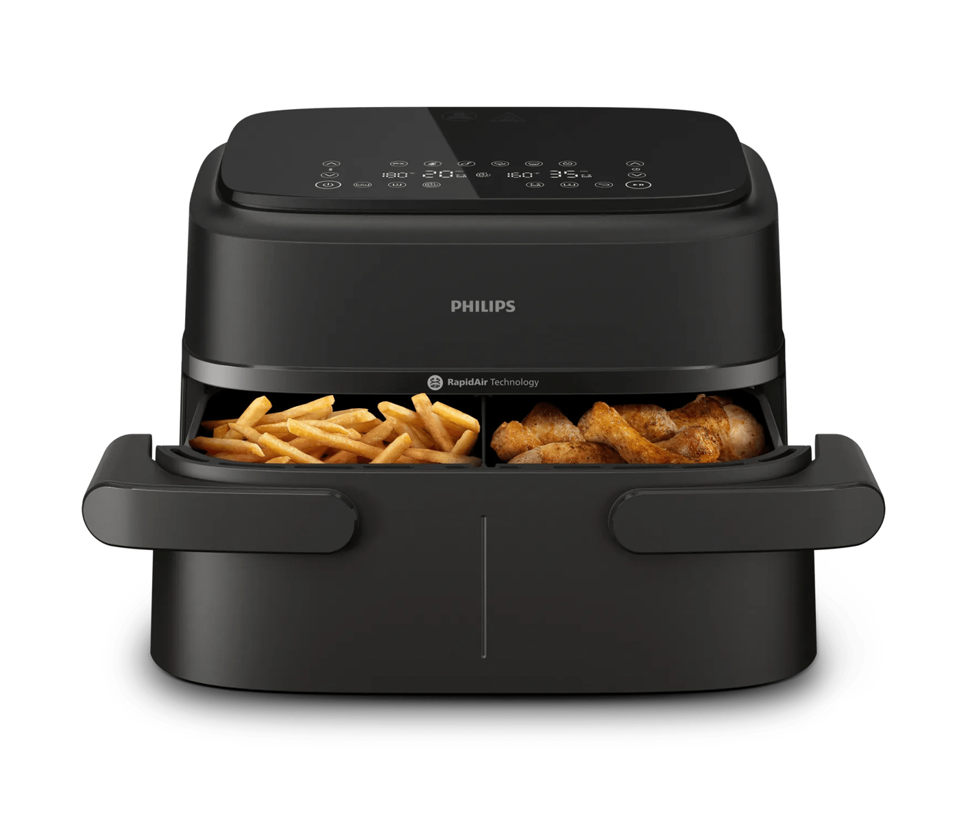 Philips NA150/00 Af Dual Basket 7.1l, Black Airfryer billede 5