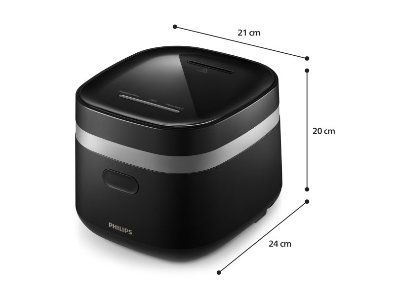 Philips 3000 series HD3090/80, Sort, Plast, 0,9 m, 436 W, 220-240ac, 50/60 Hz