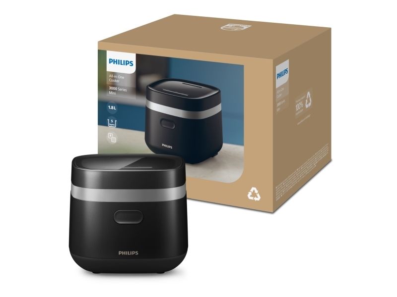 Philips 3000 series HD3090/80, Sort, Plast, 0,9 m, 436 W, 220-240ac, 50/60 Hz