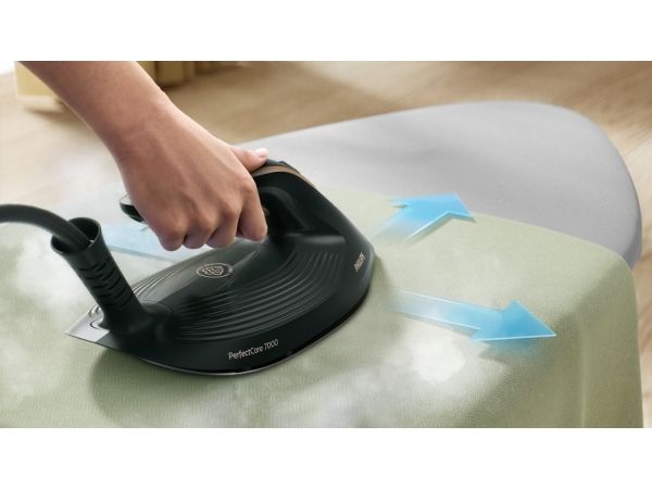 Philips PSG7300/80, 3120 W, 650 g/min, SteamGlide Elite-strygesål, 8,5 bar, 1,5 L, 170 g/min billede 2