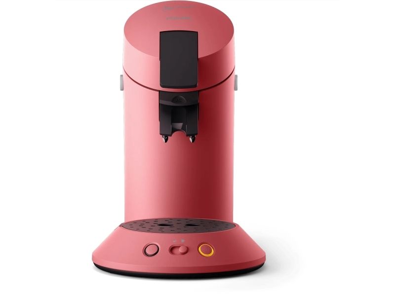 Senseo CSA210/35, Pude kaffemaskine, 0,7 L, Kaffekapsel, Rød