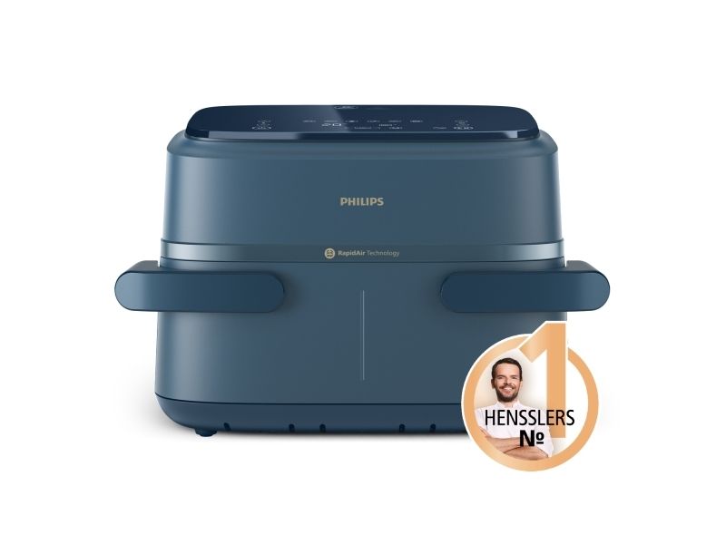 Philips 1000 series NA156/60, Varmluftsteger, 7,1 L, Rapid Air, 40 °C, 200 °C, 60 min.