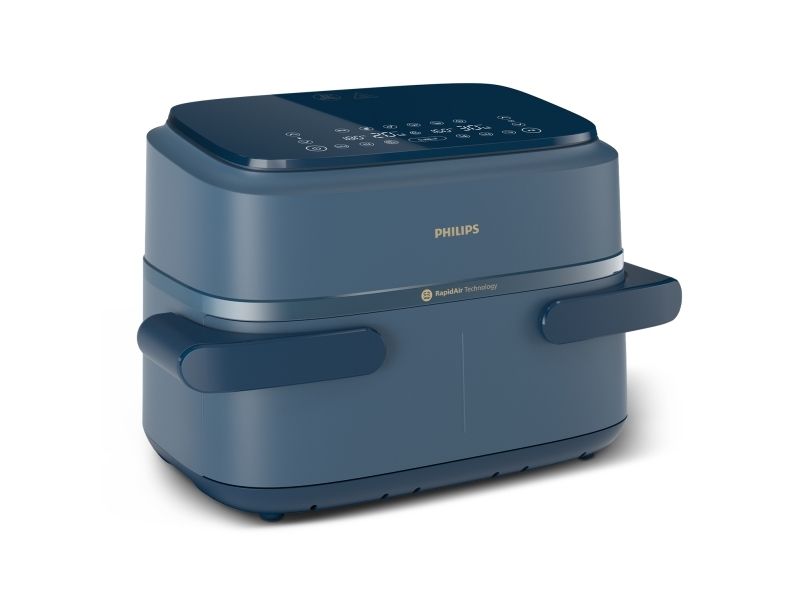 Philips 1000 series NA156/60, Varmluftsteger, 7,1 L, Rapid Air, 40 °C, 200 °C, 60 min.