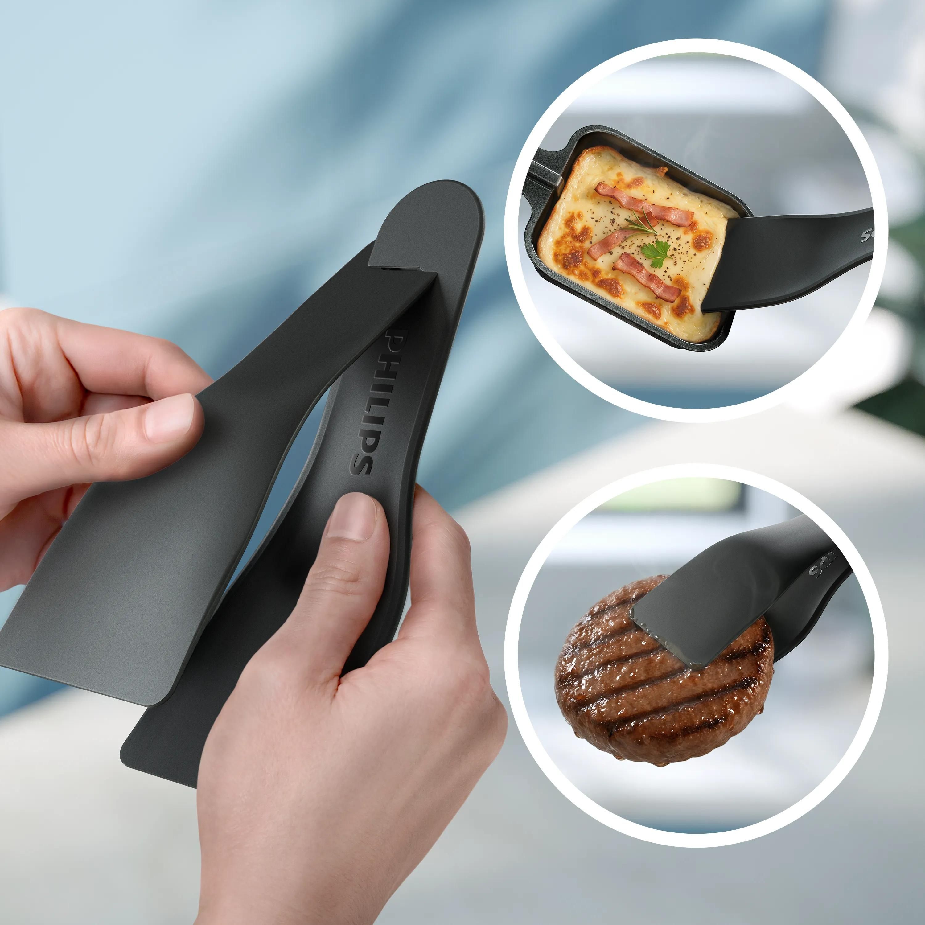 HD6412/90 EU RACLETTE GRILL BLACK billede 4