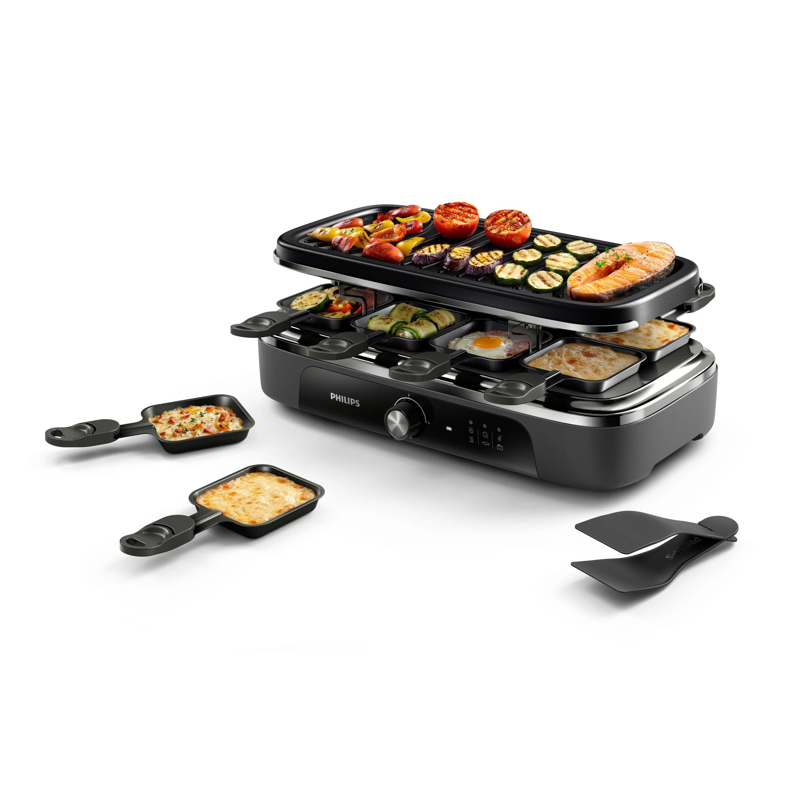 HD6412/90 EU RACLETTE GRILL BLACK billede 1