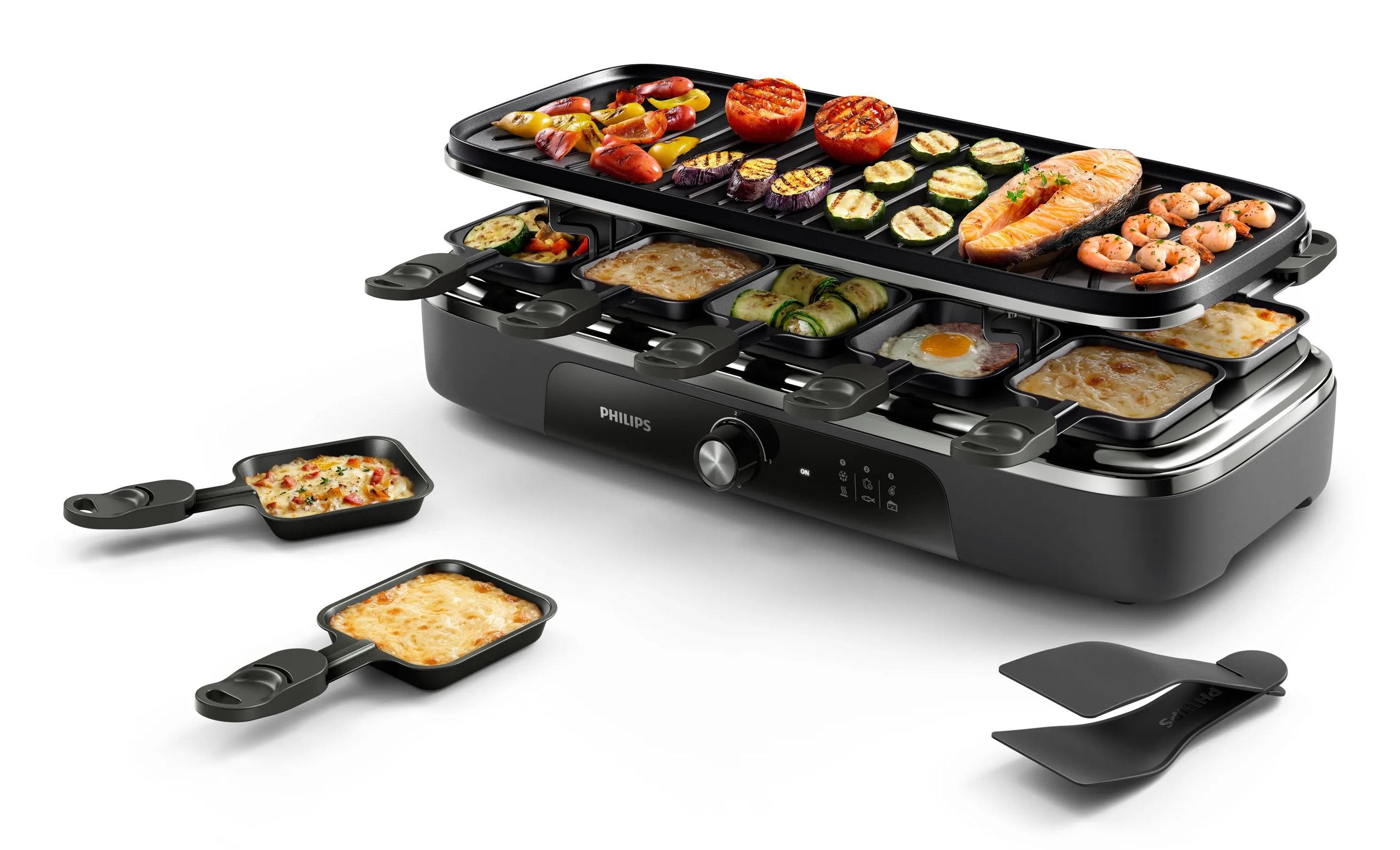 HD6421/80 EU RACLETTE GRILL BLACK billede 1