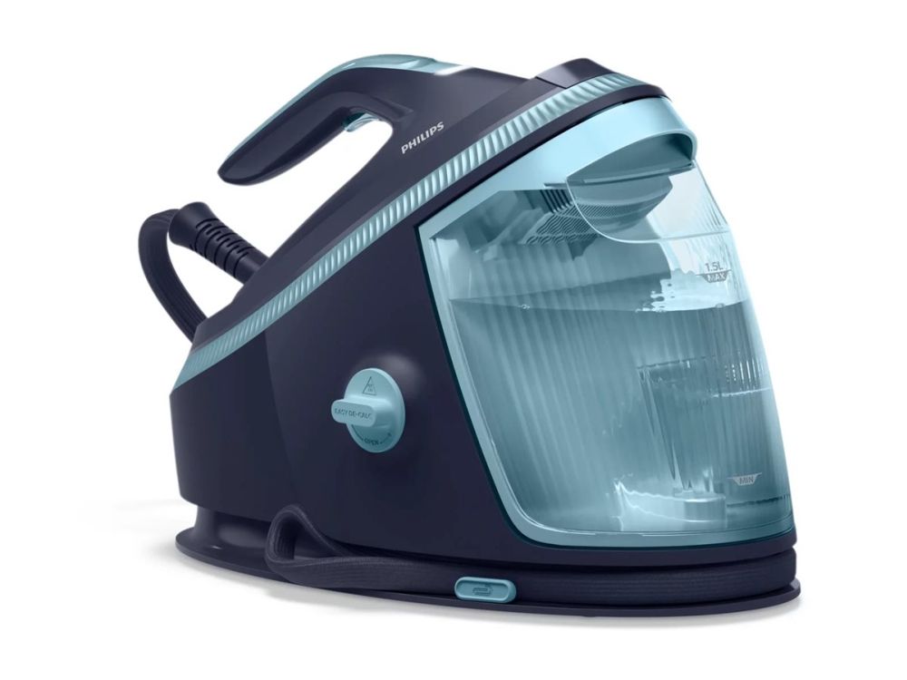Philips Dampstrygejern PerfectCare 7000 Series PSG7200 - steam generator iron - sole plate: SteamGlide Elite billede 1
