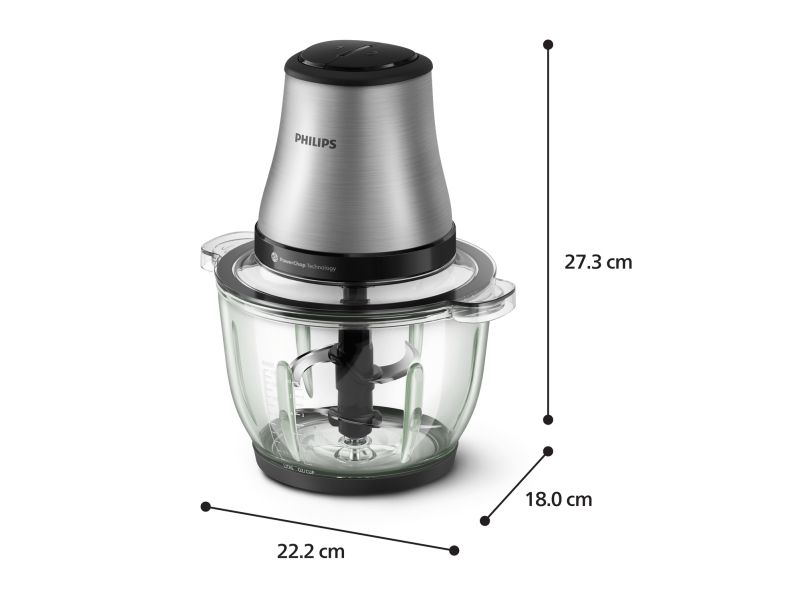 Philips 3000-serien HR1503/00, 2 L, Rustfrit stål, Rustfrit stål, Plast, 1,2 m, 450 W billede 4