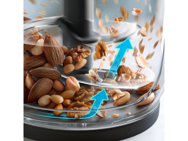 Philips 5000 series HR1507/00, 2 L, 16000 rpm, Sort, Rustfrit stål, Plast, 1,2 m