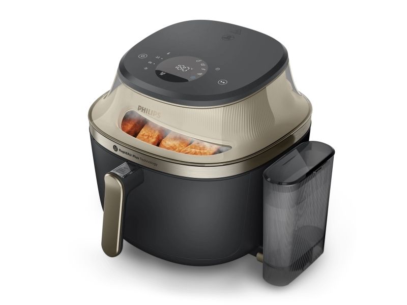 Philips Airfryer 5000 Series med dampfunktion 7,2 L, 7,2 L, Rapid Air, 40 °C, 200 °C, 1440 min., Enkelt billede 1