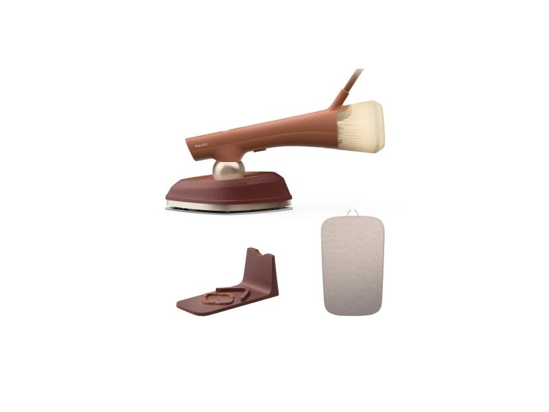 Philips GC213/50, Dampstrygejern, SteamGlide Plus strygesål, 2,5 m, 90 g/min, Brun, 45 g/min billede 1