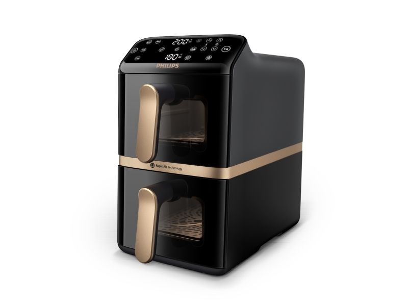 Philips 4000 Series NA462 - double hot air fryer - black/dark grey