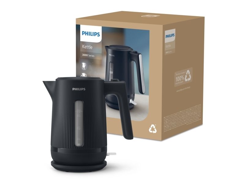 Philips 3000 series HD2511/90, 2 skive(r), Sort, Plast, Knapper, Dreje, 830 W, 220-240 V