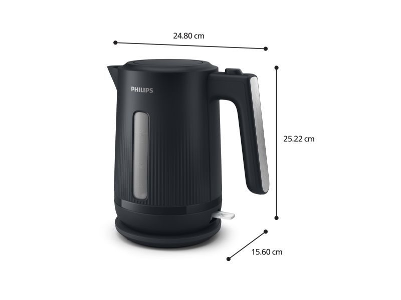 Philips 3000 series HD2511/90, 2 skive(r), Sort, Plast, Knapper, Dreje, 830 W, 220-240 V