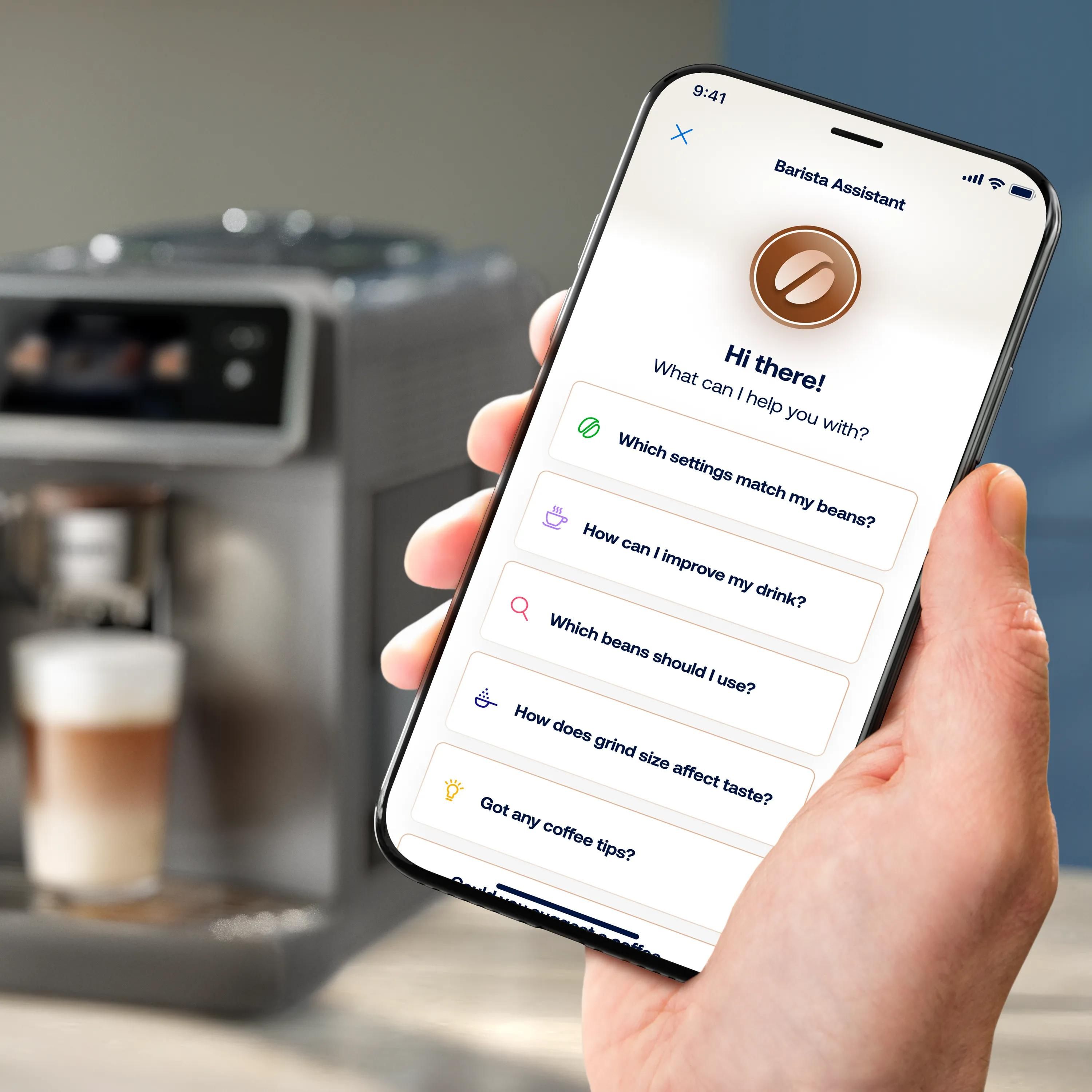 Philips EP8757/92, Espressomaskine, 1,9 L, Kaffebønner, Indbygget kværn, 1500 W, Grå billede 2