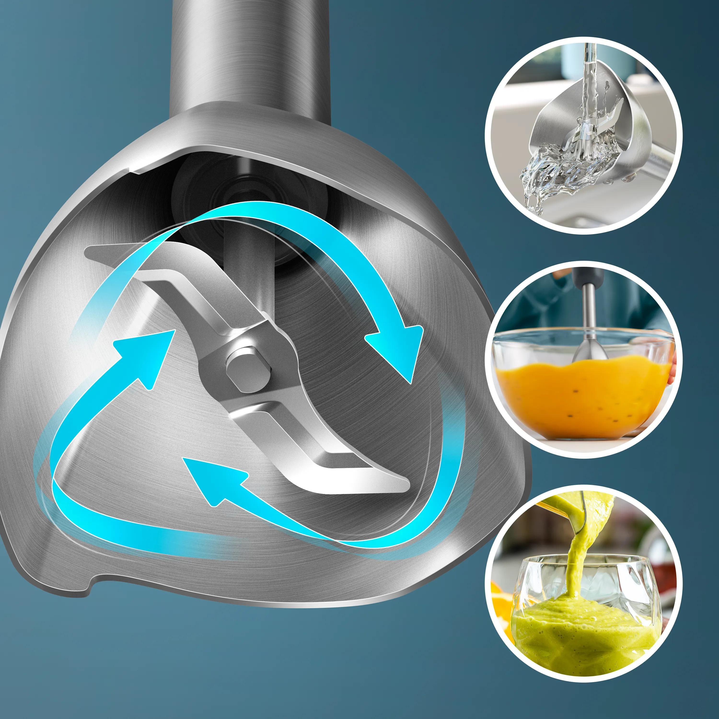 HR2562/00 EU HANDBLENDER 1000W+CHOPPER billede 3