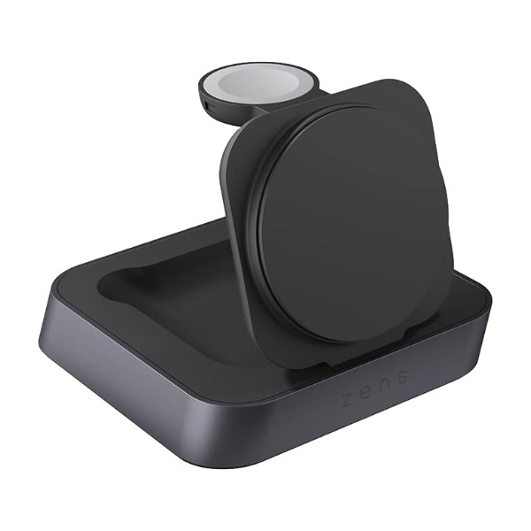 Zens Nightstand Charger Pro 2 Magsafe/QI2 trådløs oplader, sort billede 1
