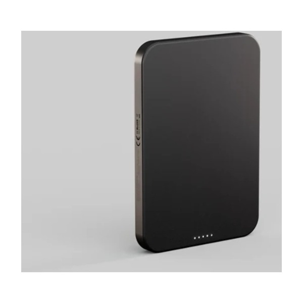 Zens Powerbank Pro 1 Slim Qi2 5000 mAh magnetisk powerbank, sort billede 4
