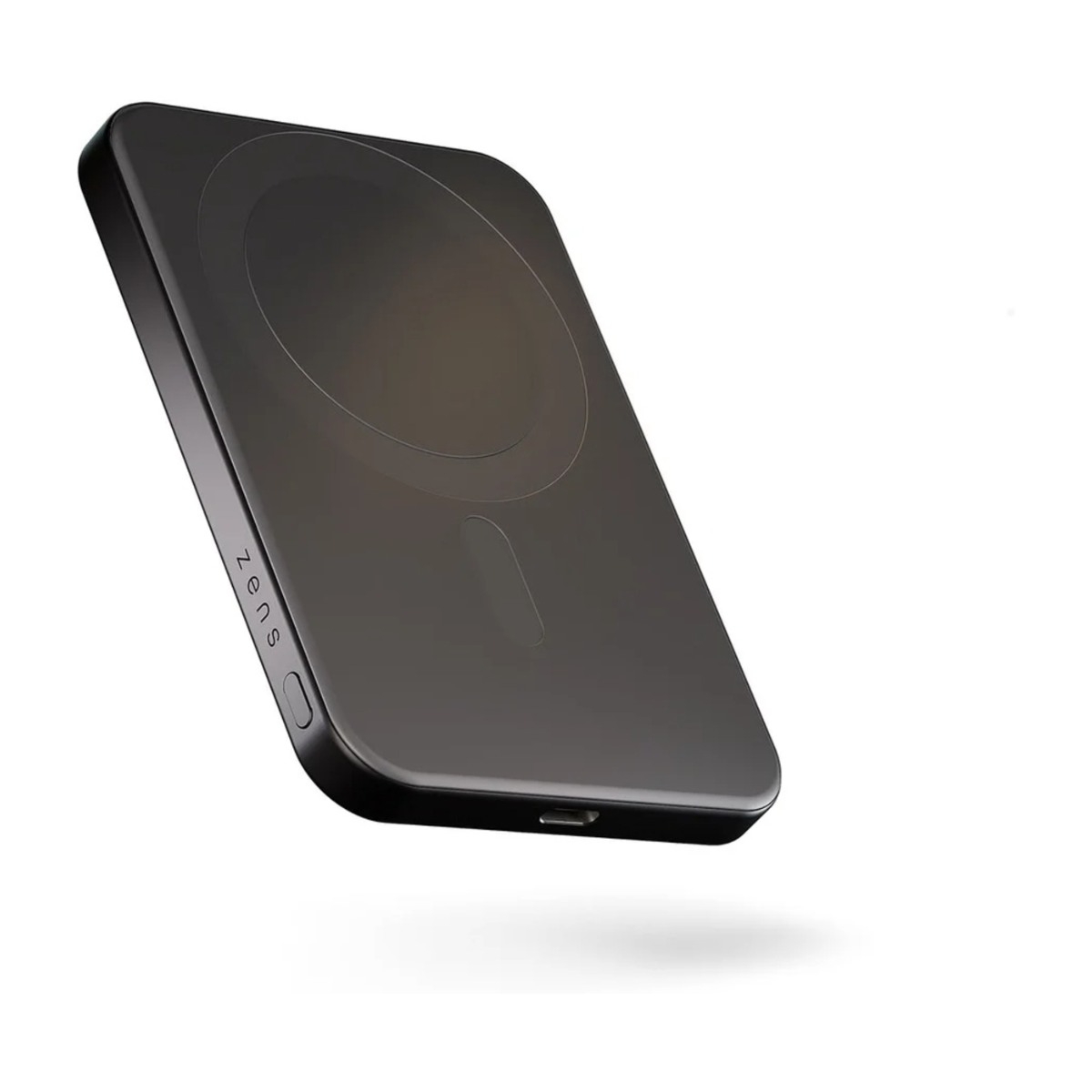 Zens Powerbank Pro 1 Slim Qi2 5000 mAh magnetisk powerbank, sort billede 1