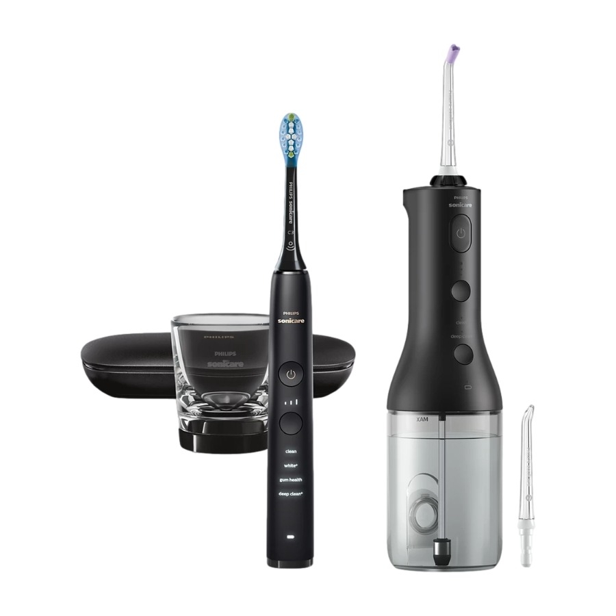 Philips Eltandbørste Sonicare DiamondClean 9000 HX3886/43 - Oral irrigator - Black billede 1