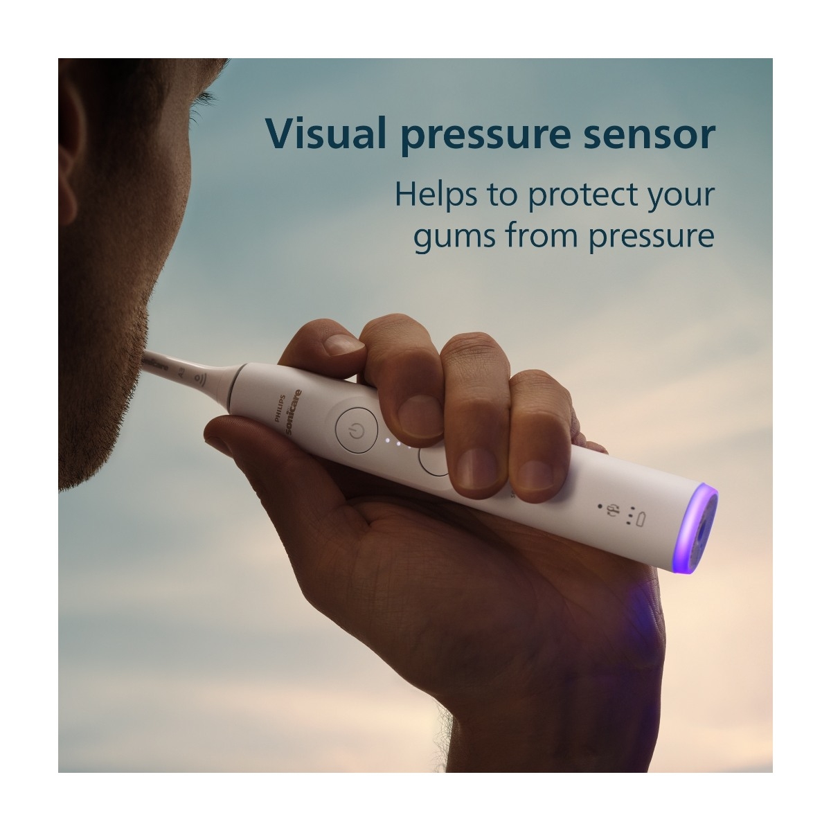 Philips Sonicare 6100 elektrisk tandbørste, hvid billede 3