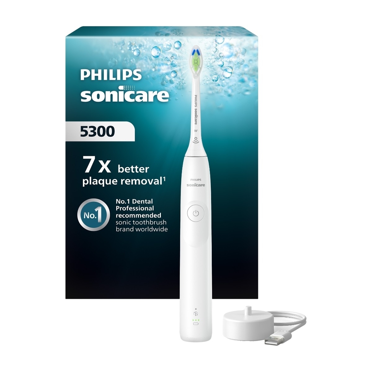Philips Sonicare 5300 HX7108/01 elektrisk tandbørste billede 2