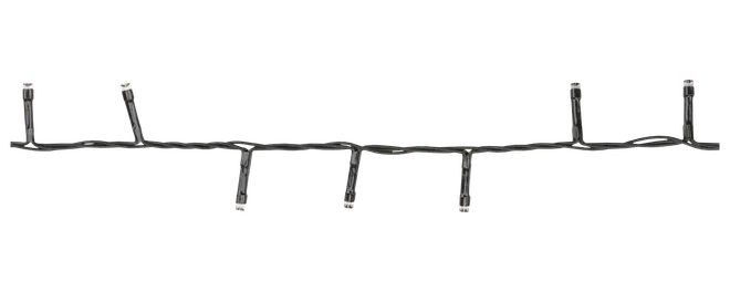 Lyskæde genopladelig 240 LED varmhvid billede 4