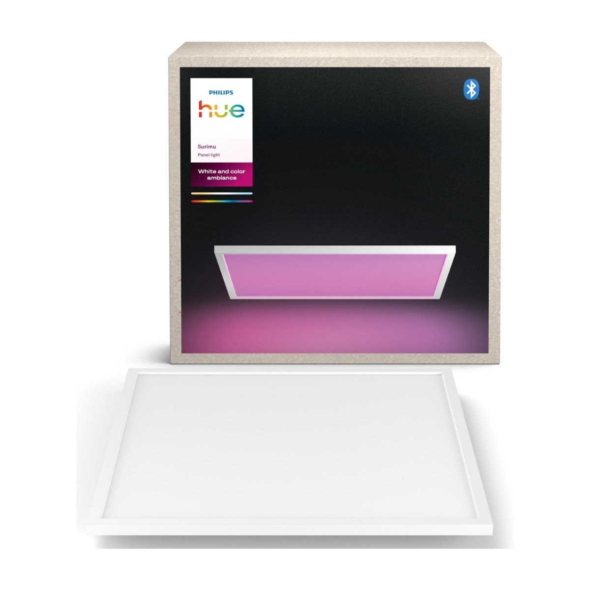 Philips Hue Surimu firkantet loftslampe, mat hvid billede 1