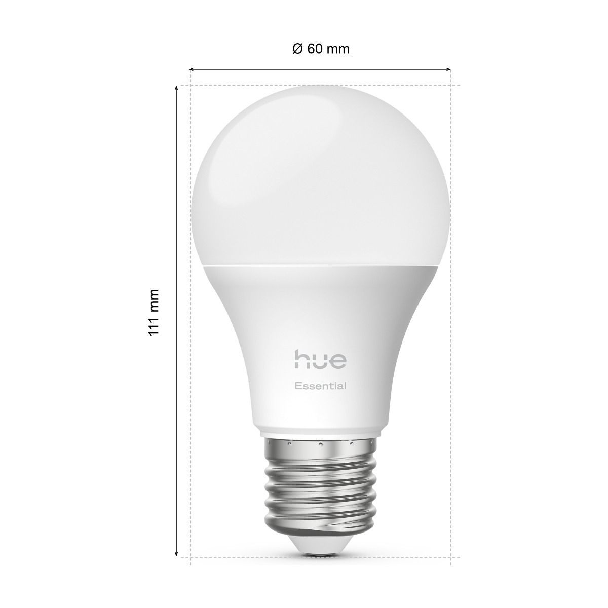 Philips Hue Essentials LED pærer 8W, E27 (3 pak) billede 4