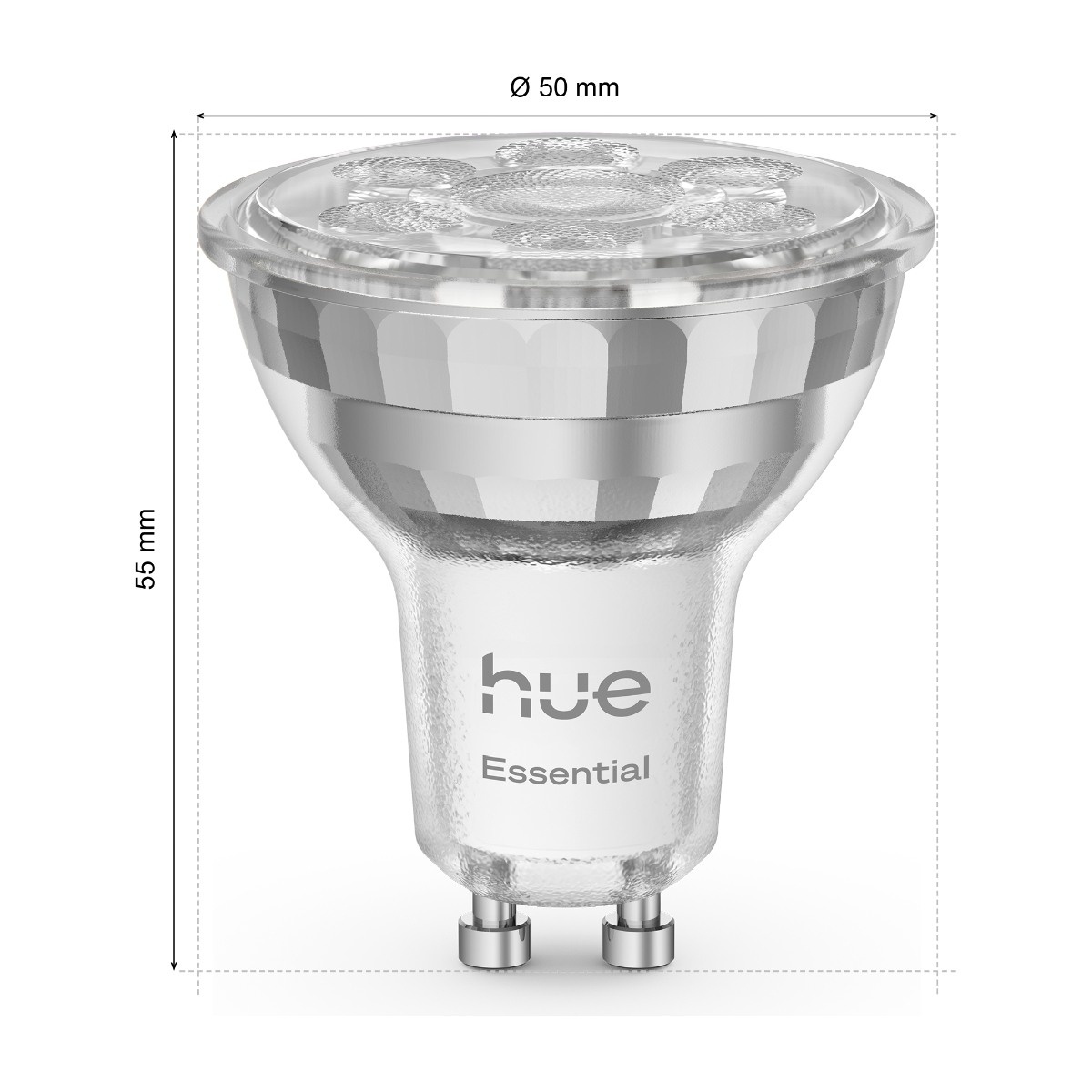 Philips Hue Essentials LED pære 3W GU10 (3 stk) billede 4