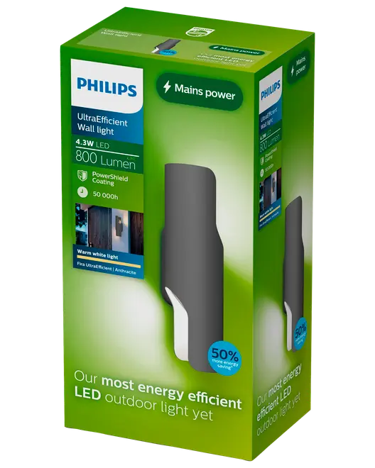 Philips Fira væglampe billede 1