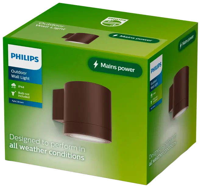 Philips Fylx væglampe - brun billede 1