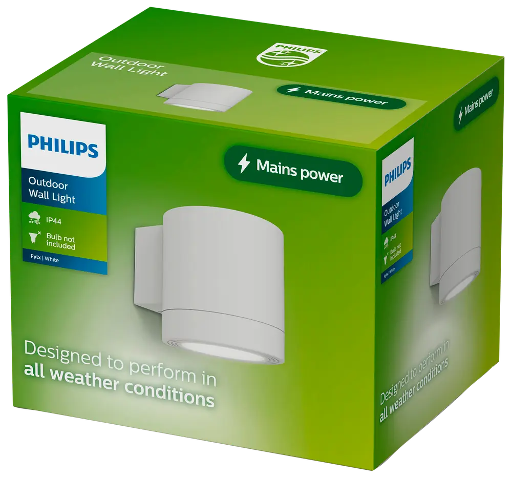 Philips Fylx væglampe - hvid billede 2