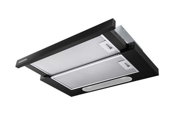 Samsung NK24M1030IB - Hætte - teleskopisk - udsugning & recirculation - sort
