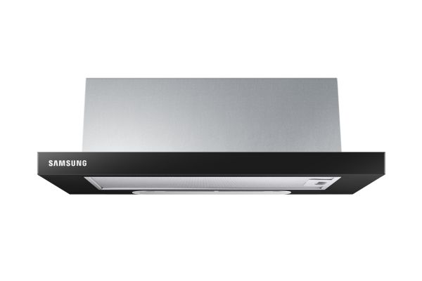 Samsung NK24M1030IB - Hætte - teleskopisk - udsugning & recirculation - sort