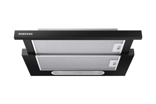 Samsung NK24M1030IB - Hætte - teleskopisk - udsugning & recirculation - sort