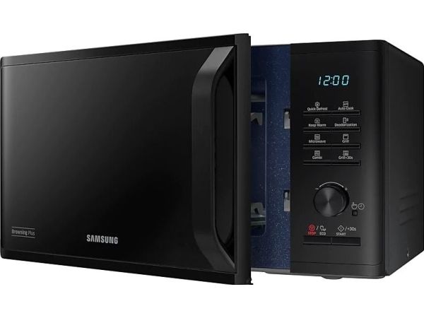 Samsung MG23K3515AK, Bordplade, Grill mikroovn, 23 L, 800 W, Indbygget skærm, LED billede 2